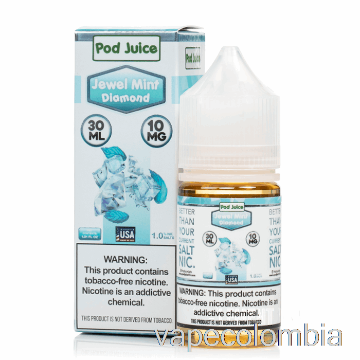 Vape Recargable Joya Menta Diamante - Jugo De Vaina - 30ml 10mg